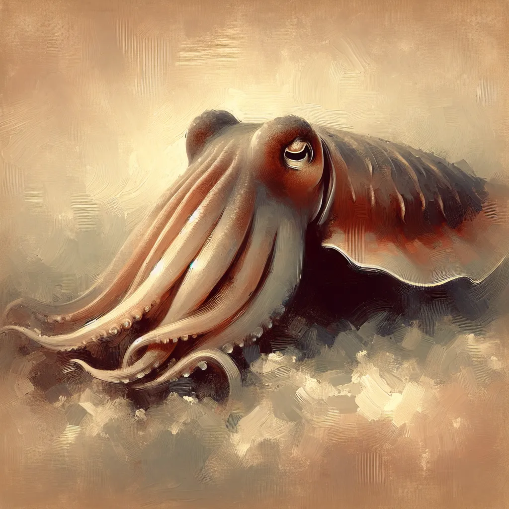 SEPIA — Wordle latine: Sepia est animal marinum (cuttlefish) cuius atramentum ad colorem brunneum adhibetur.