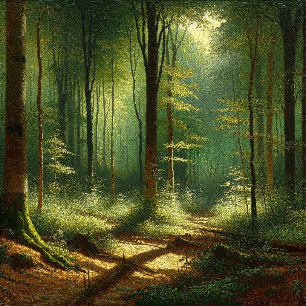 SILVA — Wordle latine: Silva est locus arboribus densus, id est nemus vel saltus.